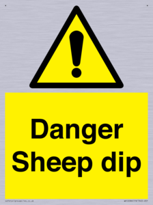 Danger Sheep dip
